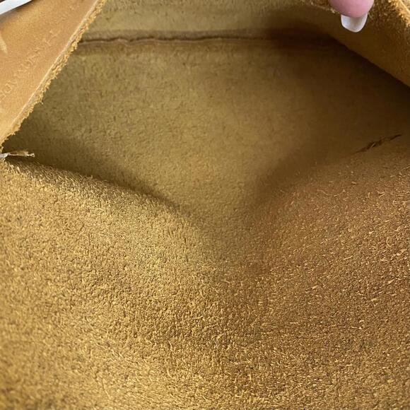 Clutch With Handle, Greek Chic Handmade, Tan Leather - Picture 8 of 9